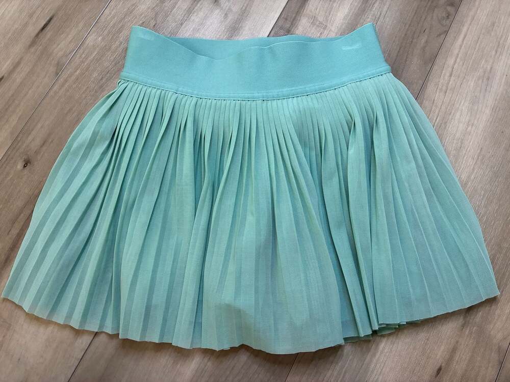 Lululemon Mesh Pleats Mid-Rise Mini Tennis Skirt in Tidal Teal